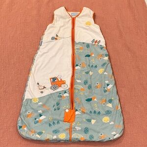 Sleep sac 18-36 months cotton inner and outer layers - farm theme